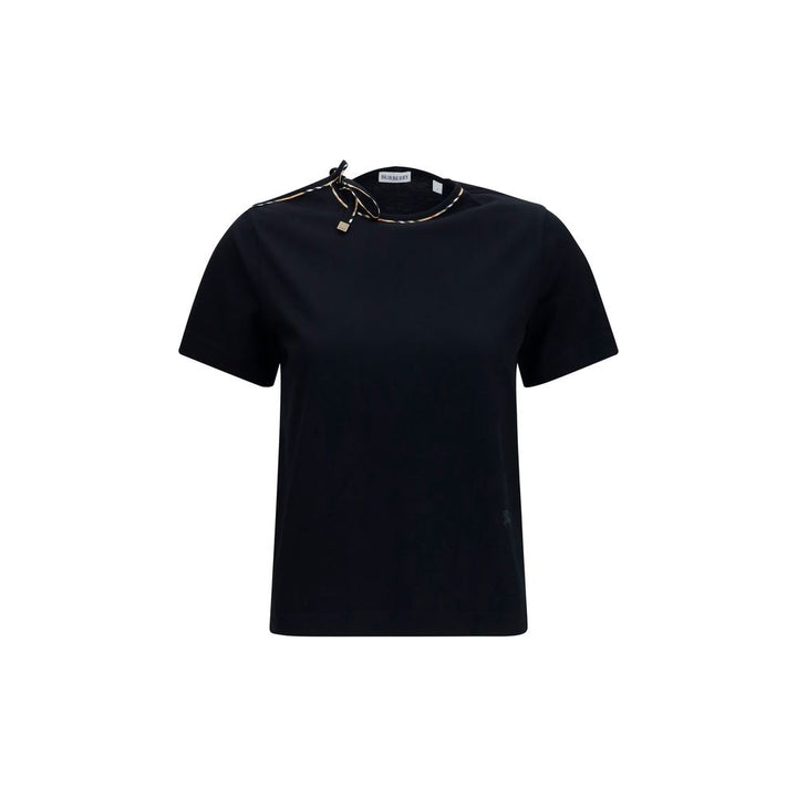 Burberry Black Cotton T-Shirt