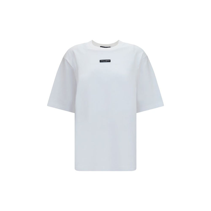Dolce & Gabbana White Cotton T-Shirt