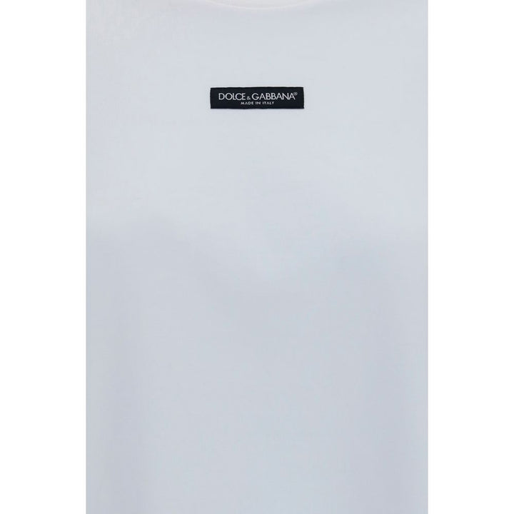 Dolce & Gabbana White Cotton T-Shirt