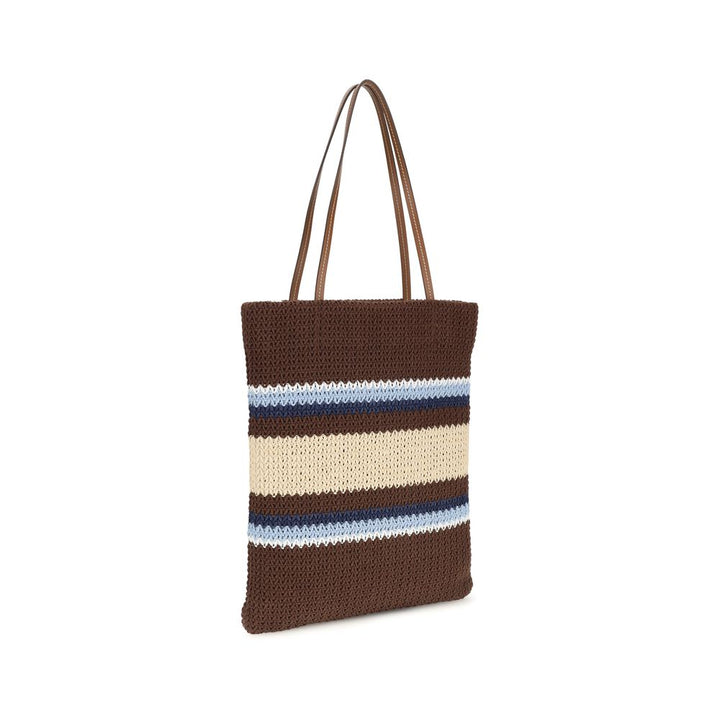 Miu Miu Multicolor Recycled Cotton Shoulder Bag