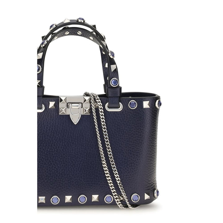 Valentino Garavani Black Calf Leather Bos Taurus Accessories
