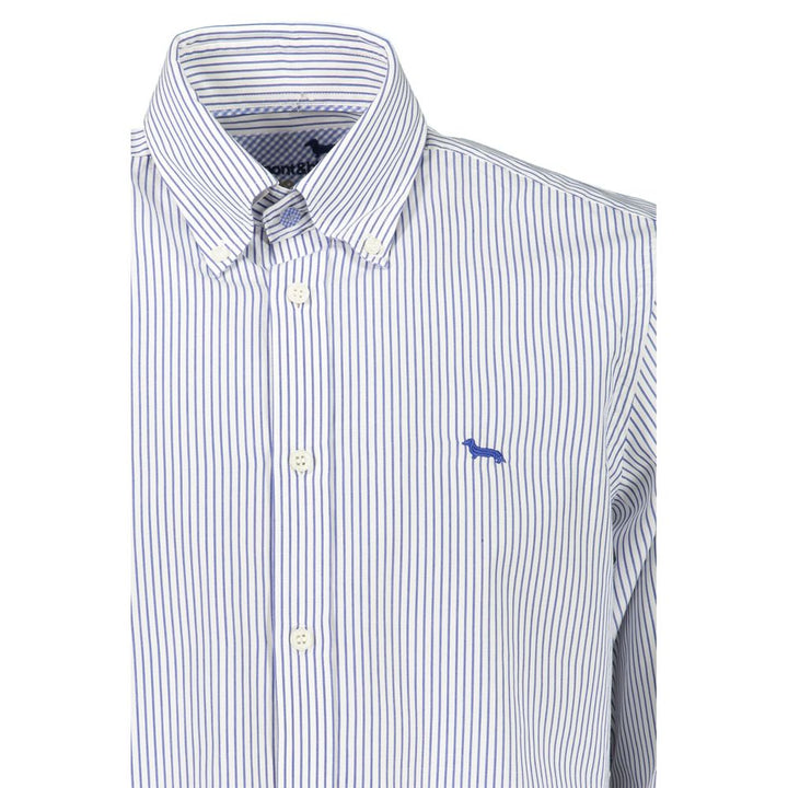 Harmont & Blaine Blue Cotton Men's Shirt