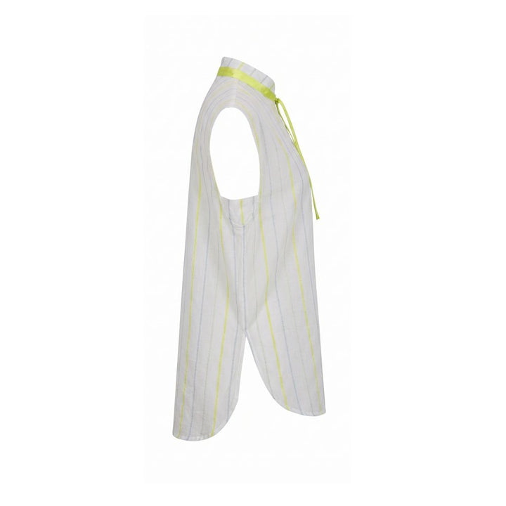Malo White Cotton Women Shirt