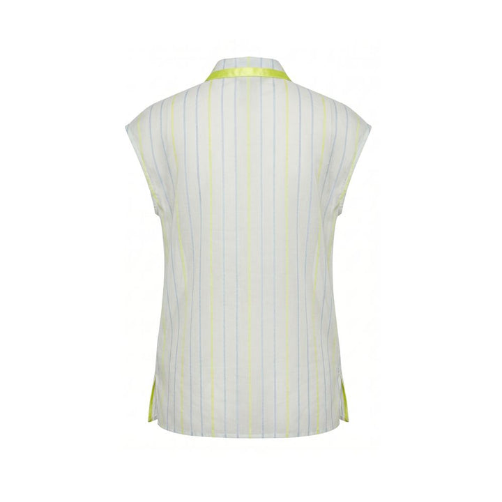 Malo White Cotton Women Shirt