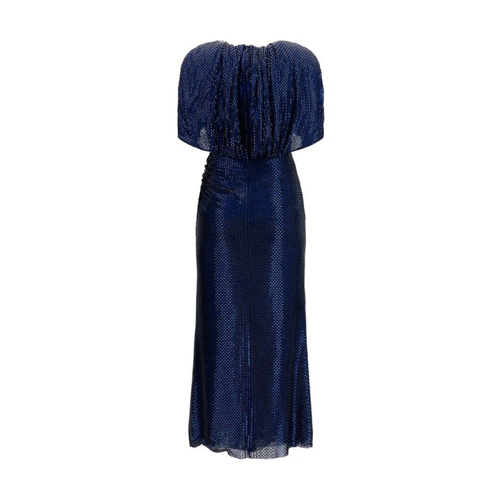 Self-Portrait Blue Polyester Cocktail Dress