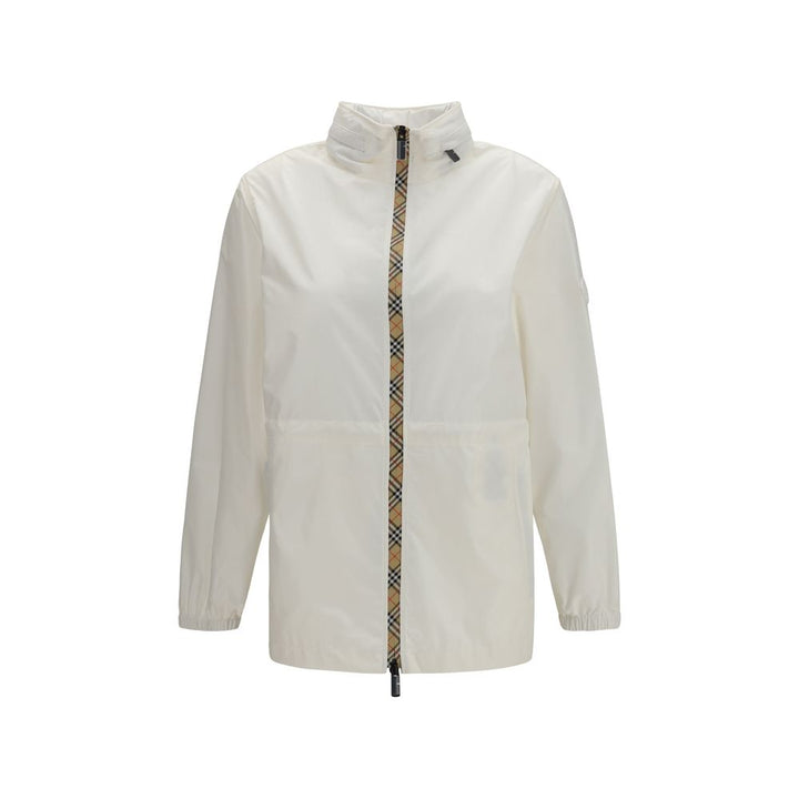 Burberry White Polyamide Shell Jacket