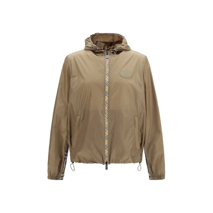 Burberry Brown Nylon Shell Jacket