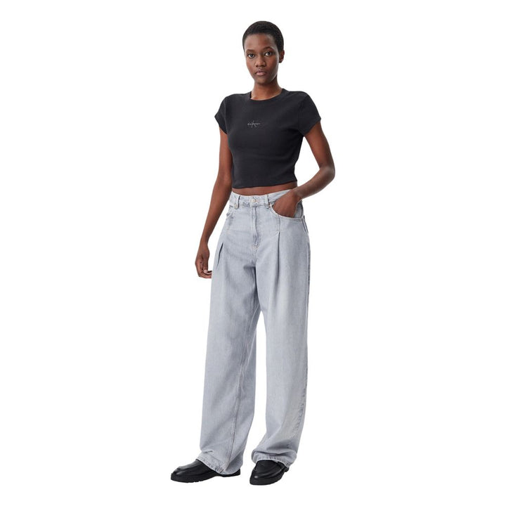 Calvin Klein Jeans Black Cotton T-Shirt