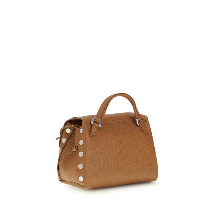 Zanellato Beige Calf Leather Bos Taurus Shoulder Bag