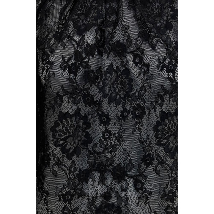 Self-Portrait Black Polyamide Blouse