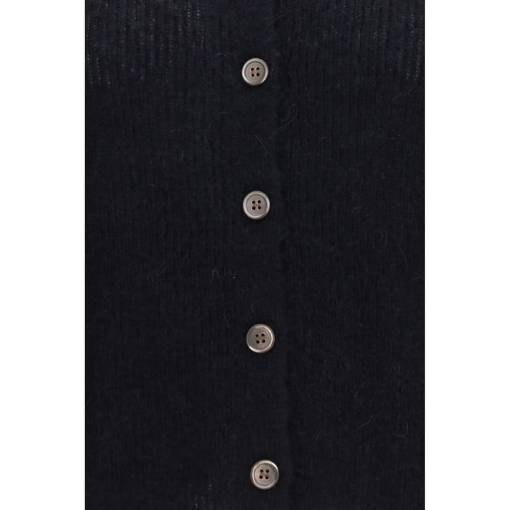 Our Legacy Black Alpaca Vicugna Pacos Polo Shirt