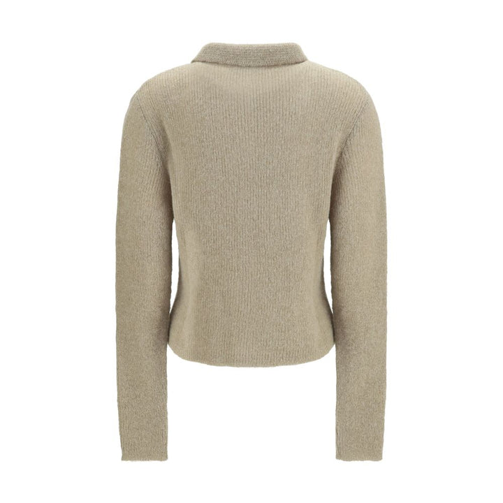 Our Legacy Beige Alpaca Vicugna Pacos Polo Shirt