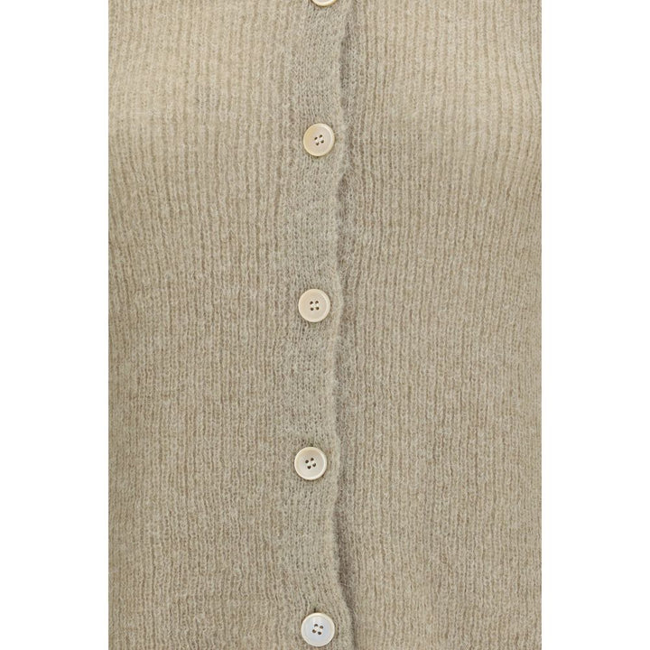 Our Legacy Beige Alpaca Vicugna Pacos Polo Shirt