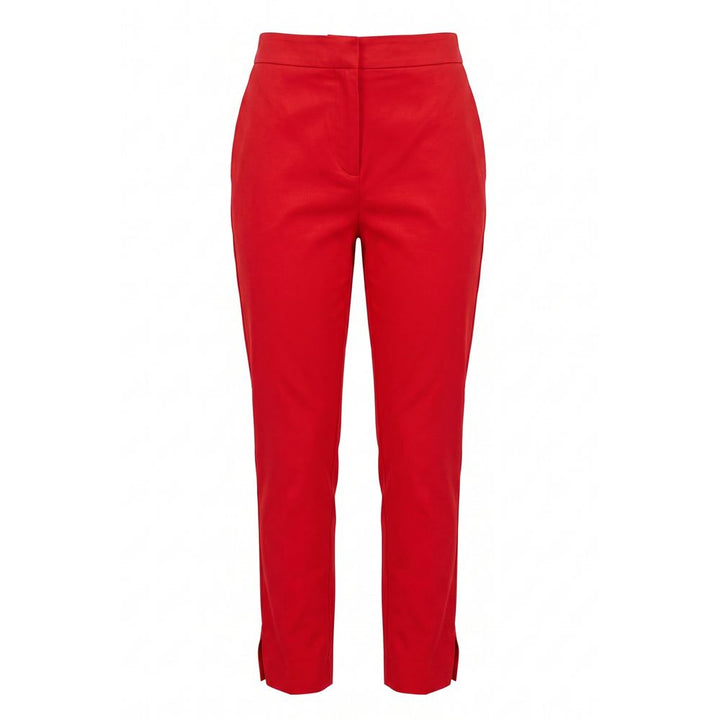 Malo Red Cotton Women Pants