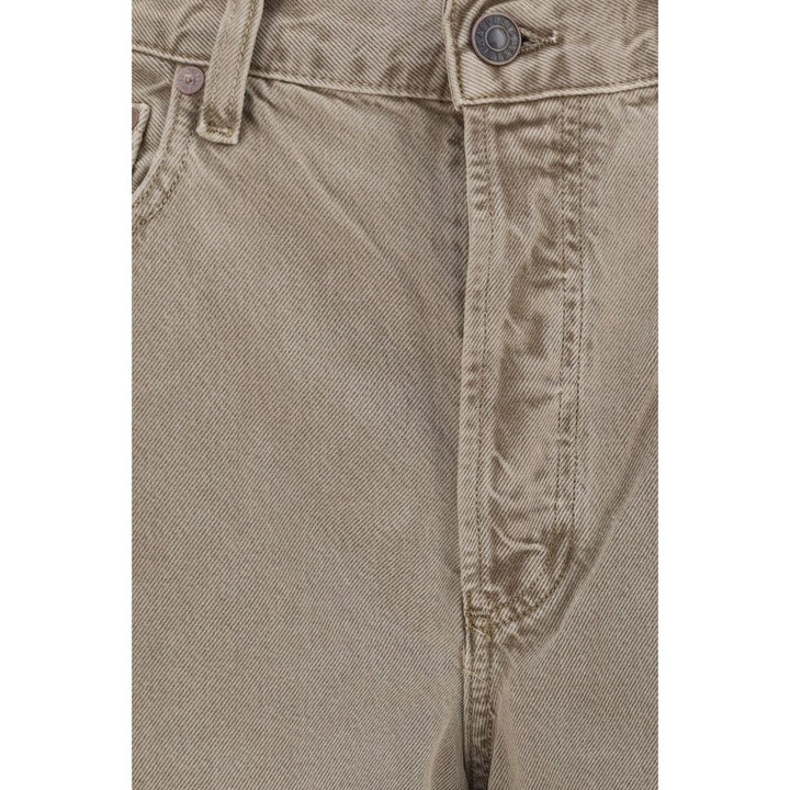 Agolde Brown Cotton Casual Pants