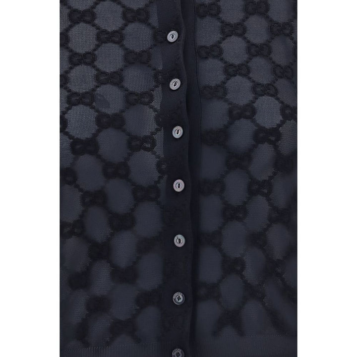 Gucci Black Viscose Cardigan