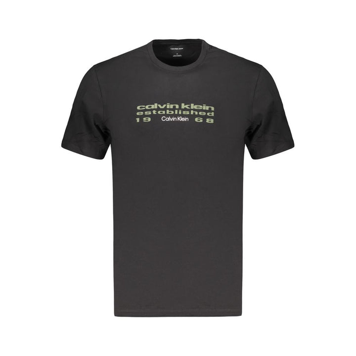 Calvin Klein Black Cotton Men's T-Shirt
