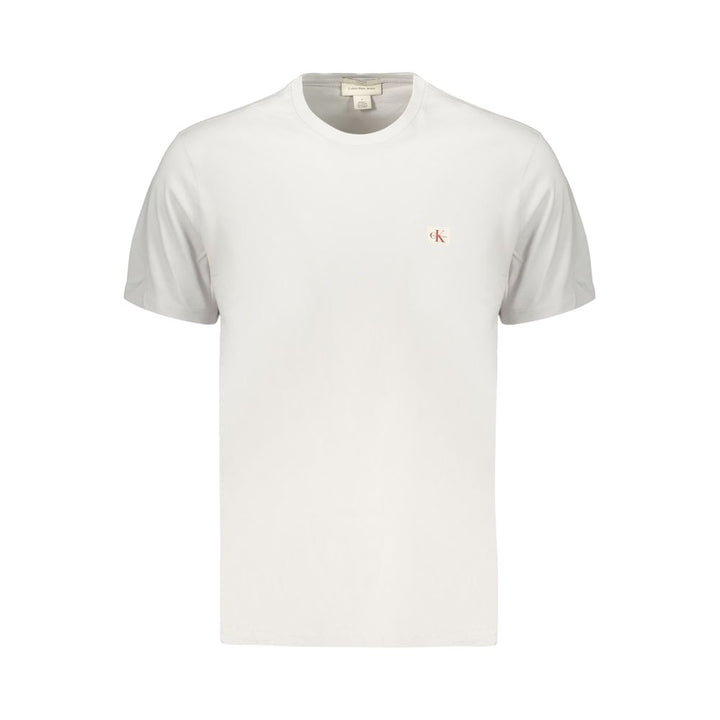 Calvin Klein Gray Cotton Men's T-Shirt