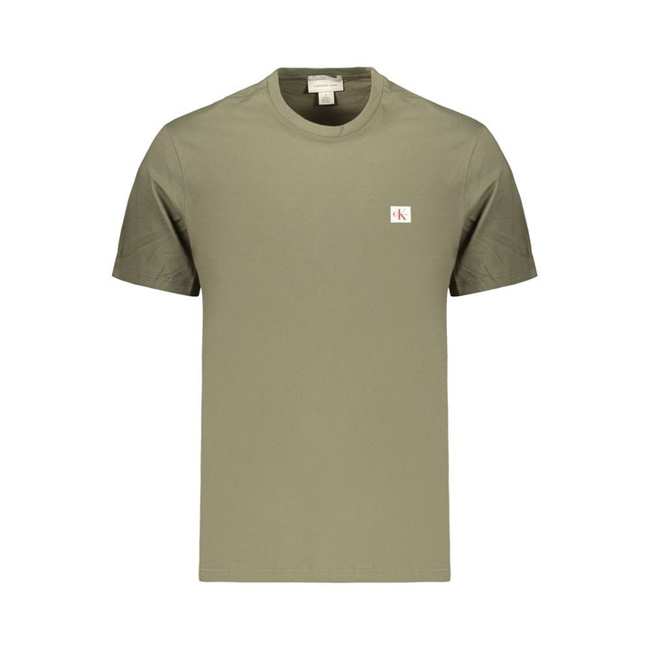 Calvin Klein Green Cotton Men's T-Shirt