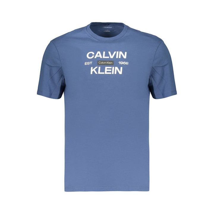 Calvin Klein Blue Cotton Men's T-Shirt
