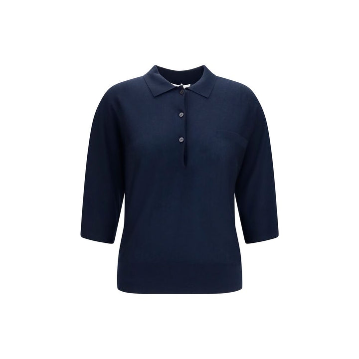 Lisa Yang Blue Cashmere Sweater