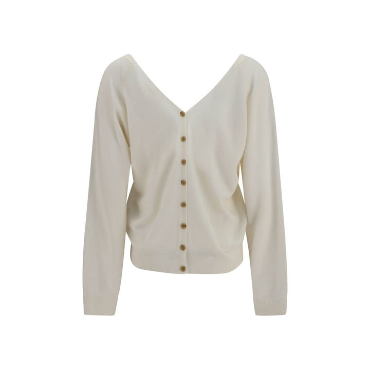 Lisa Yang Beige Cashmere Cardigan