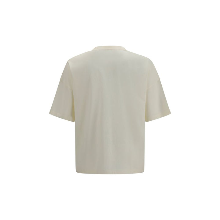 Palm Angels Beige Cotton T-Shirt