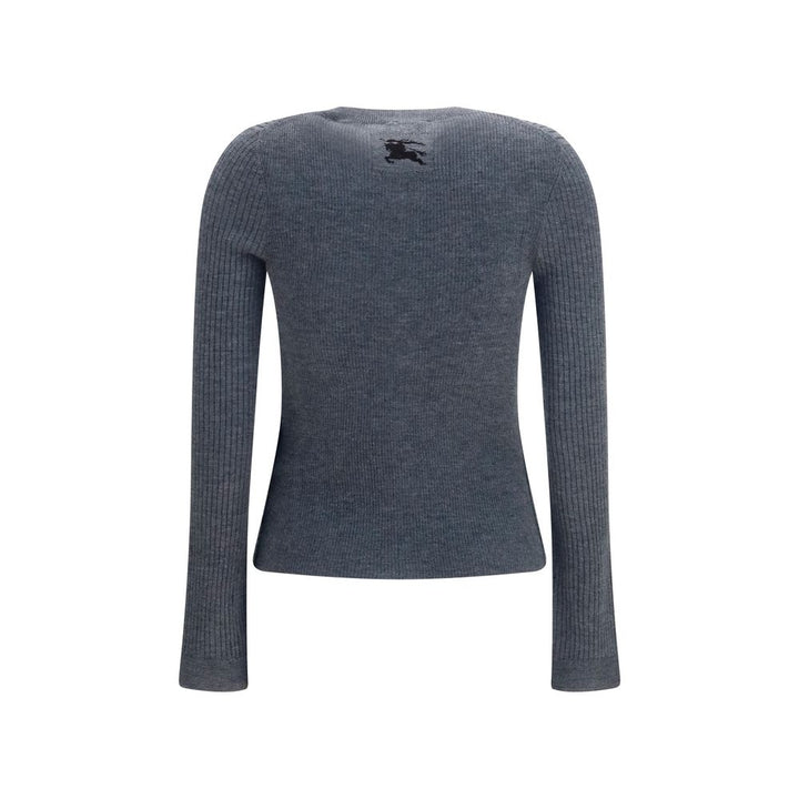 Burberry Gray Cashmere Cardigan