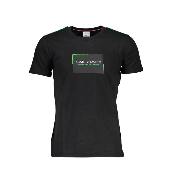 Scuola Nautica Black Cotton Men's T-Shirt