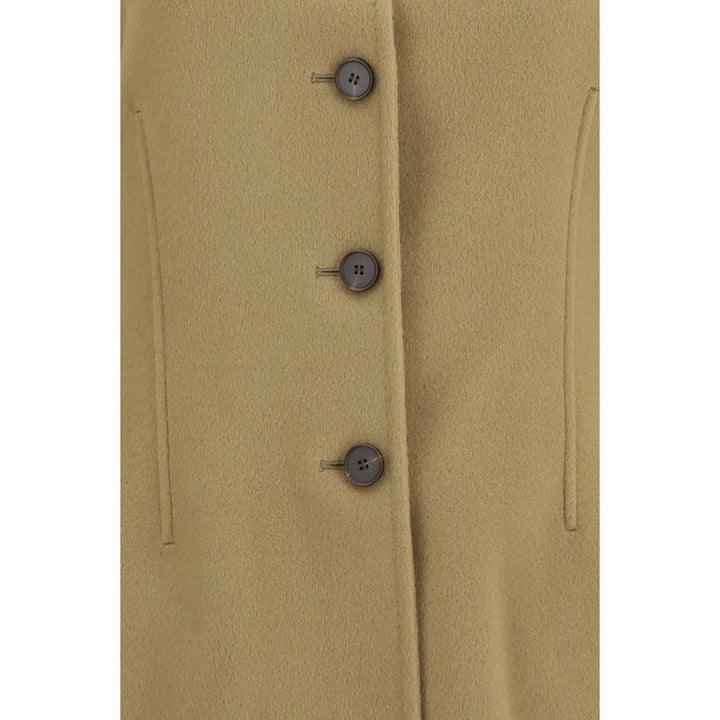 Rohe Beige Wool Oves Aries Full-Length Jacket