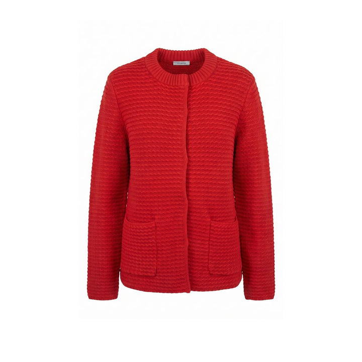 Malo Red Cotton Women's Cardigan
