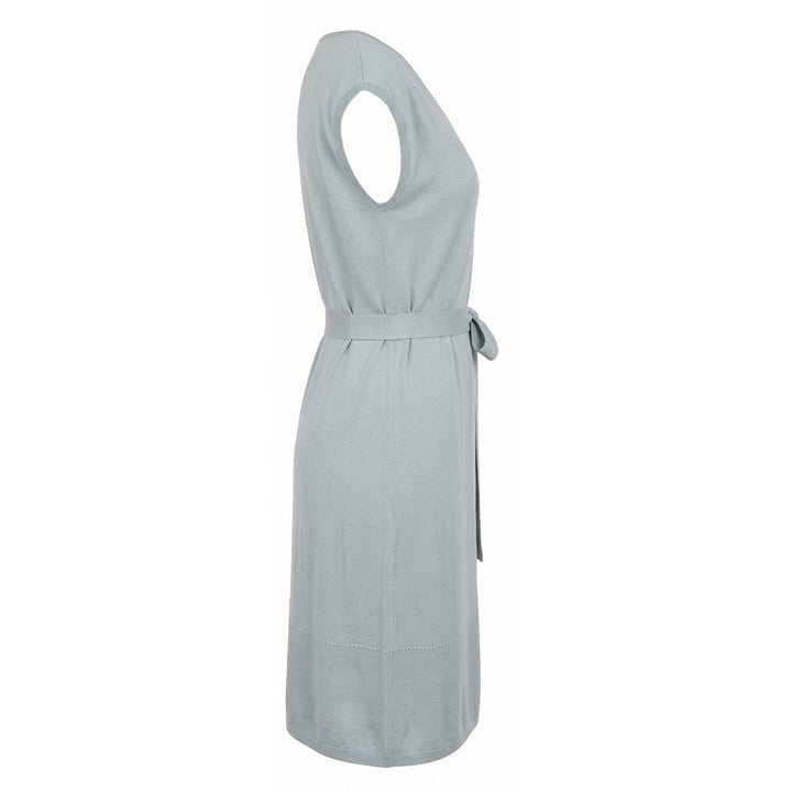 Malo Grey Silk Women Dress