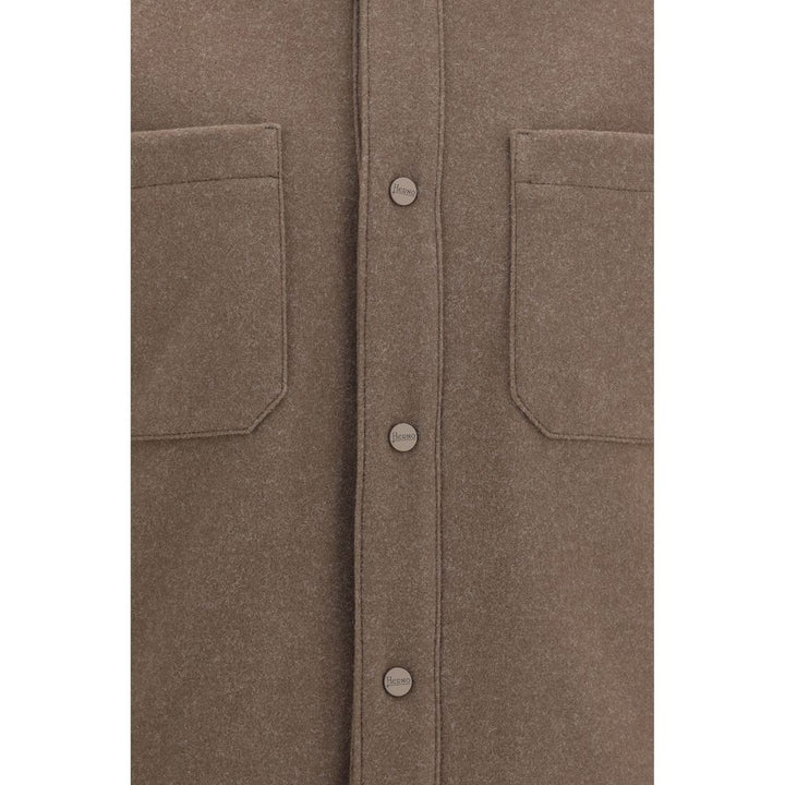 Herno Brown Polyester Jacket