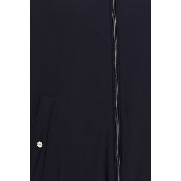 Herno Blue Goose Down Full-Length Jacket