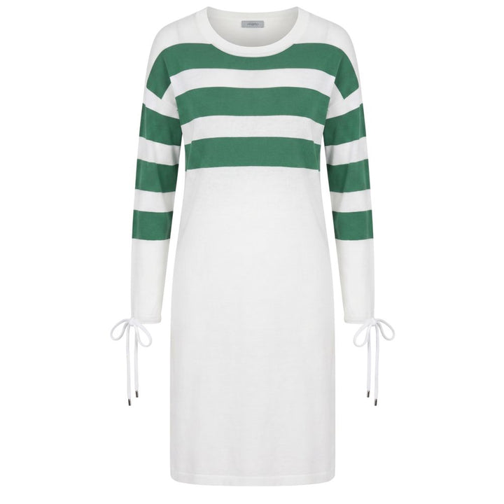 Malo White Cotton Women's Dress