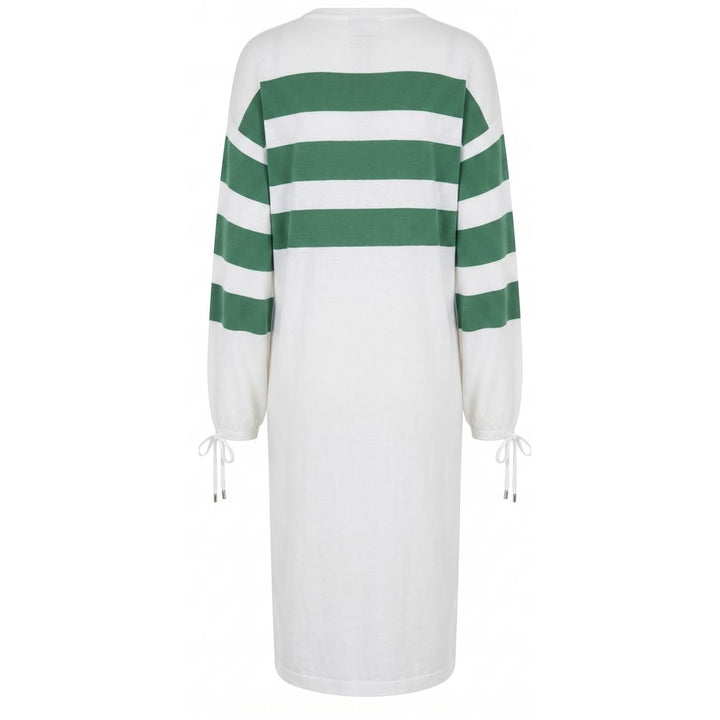 Malo White Cotton Women's Dress