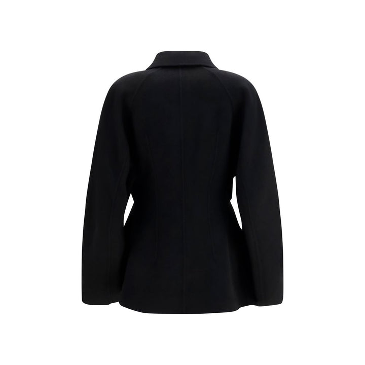 Rohe Black Wool Oves Aries Full-Length Jacket