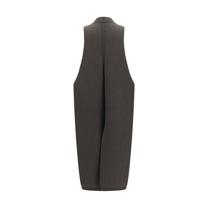 Rick Owens Gray Wool Oves Aries Sleeveless Jacket