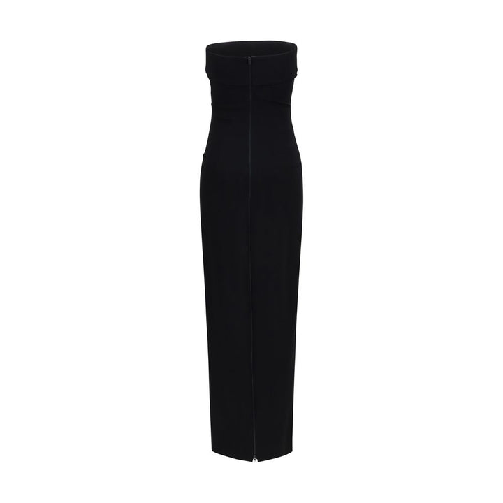Balmain Black Viscose Cocktail Dress