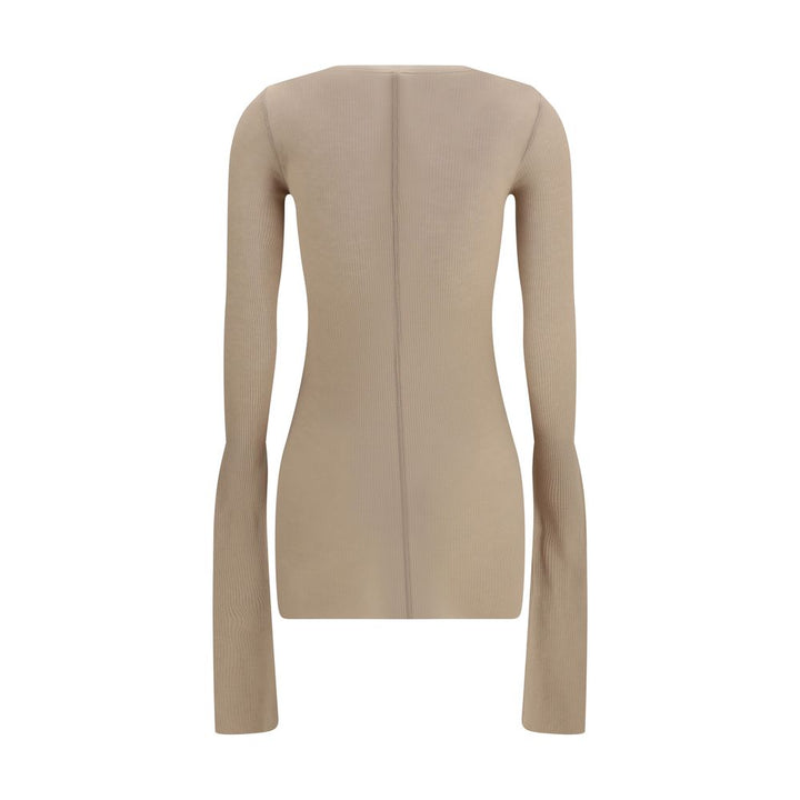 Rick Owens Beige Viscose Shirt