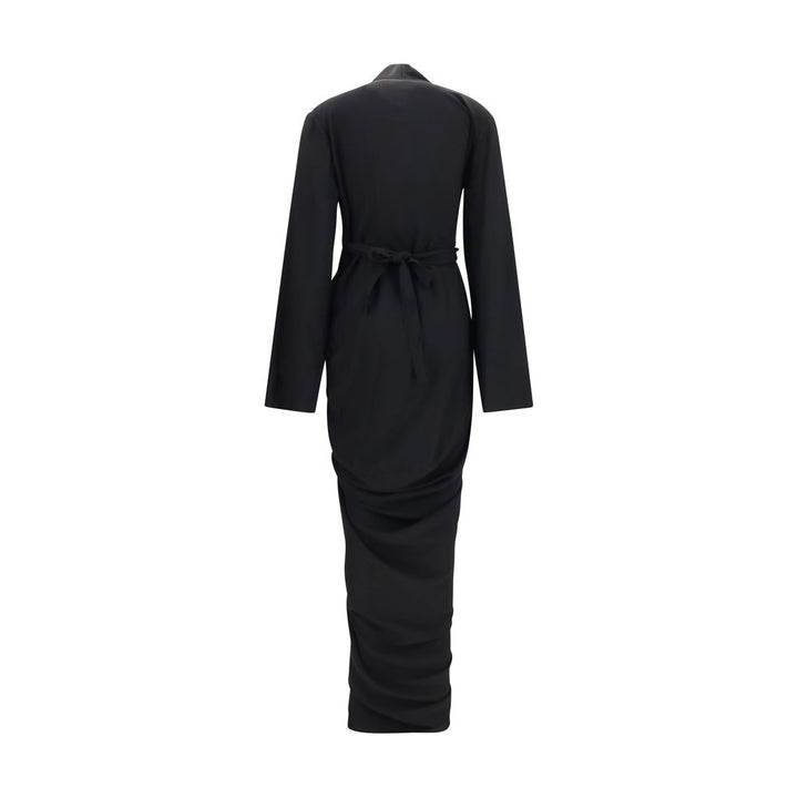 Rick Owens Black Viscose Casual Dress