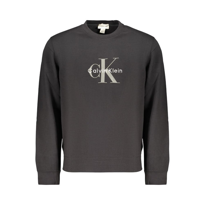 Calvin Klein Black Cotton Mens Sweatshirt