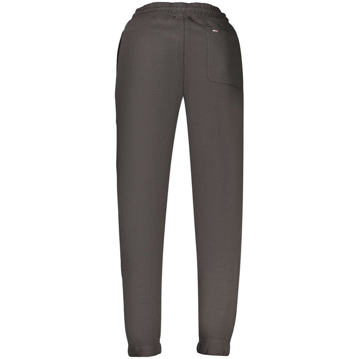 Tommy Hilfiger Black Cotton Mens Trousers