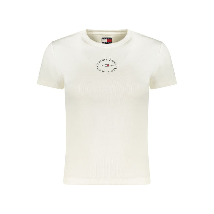 Tommy Hilfiger Bianco Cotton Women T-Shirt