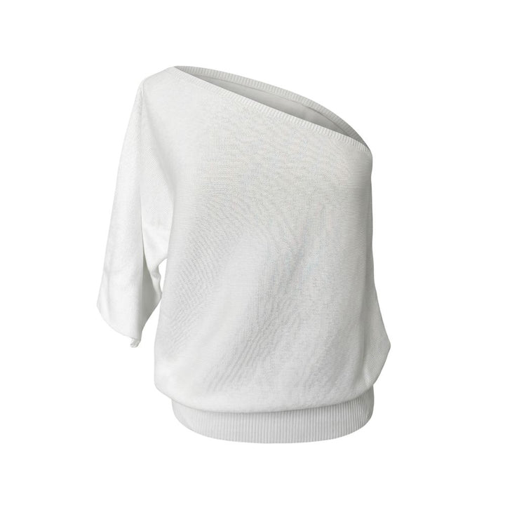 Malo White Cotton Women Sweater