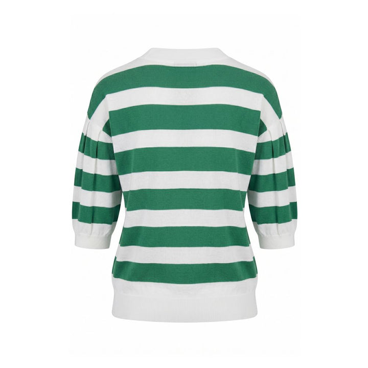 Malo Green Cotton Women Sweater