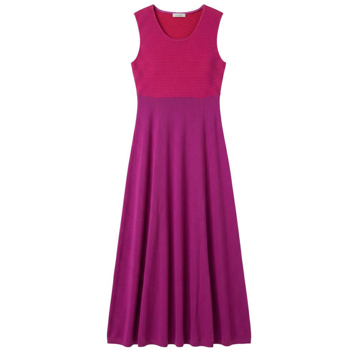 Malo Purple Silk Women Dress