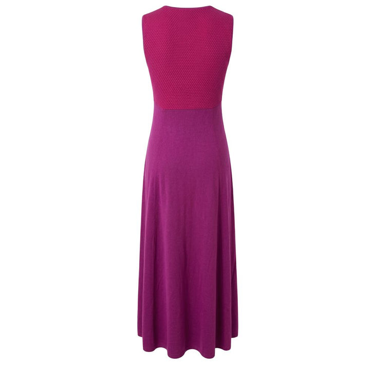 Malo Purple Silk Women Dress
