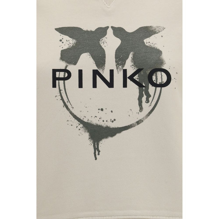 PINKO Beige Cotton Sweatshirt