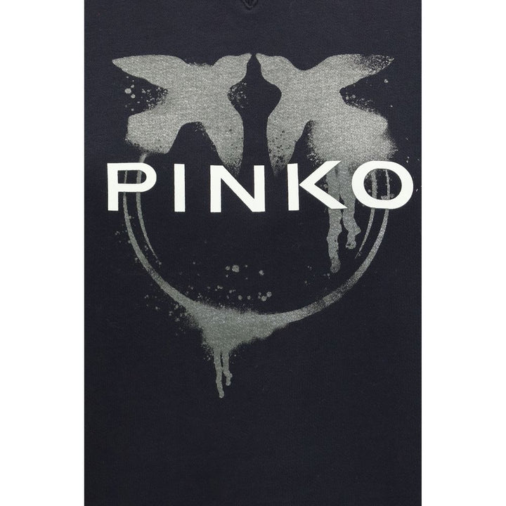 PINKO Black Cotton Sweatshirt